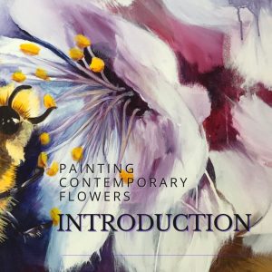 introduction painting contemporary flowers