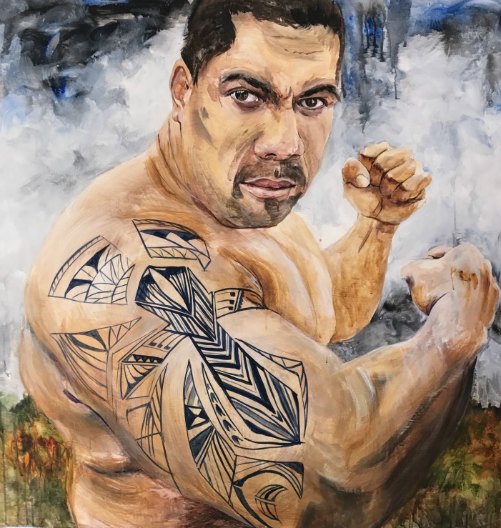 Warriors. fighter, Fijian, tattoo