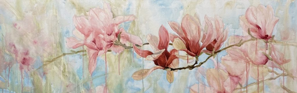 Prophetic art workshop, magnolias