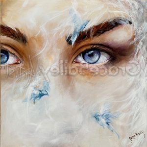eyes to see, portrait painting