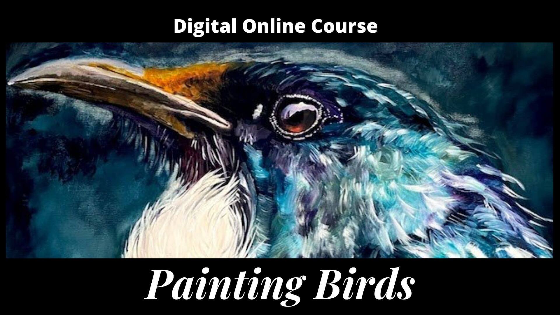 Online art course Painting Birds Course