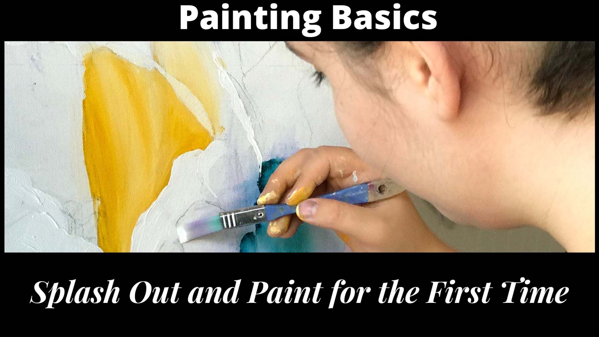 Acrylics Painting 101 for Beginners with Basic Supplies