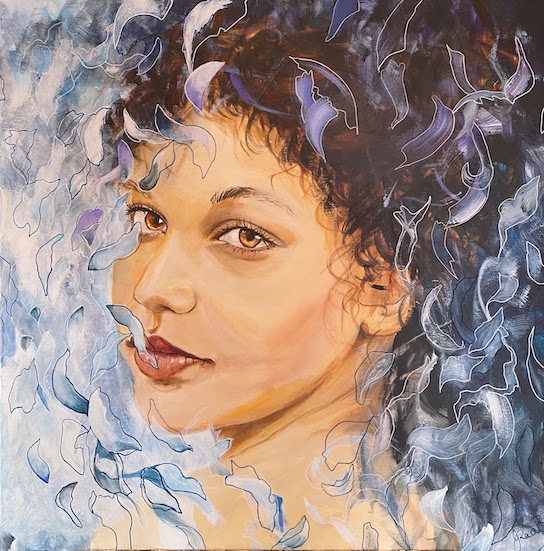 Sound of Heaven, prophetic art by grace bailey artist