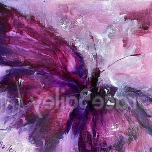 take-off version 2, violet butterfly, butterfly, butterfly painting