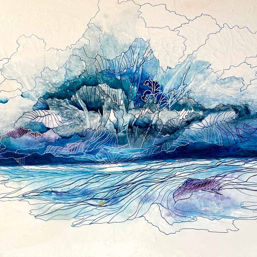 Prophetic art Across The Ice. Abstract Paintings