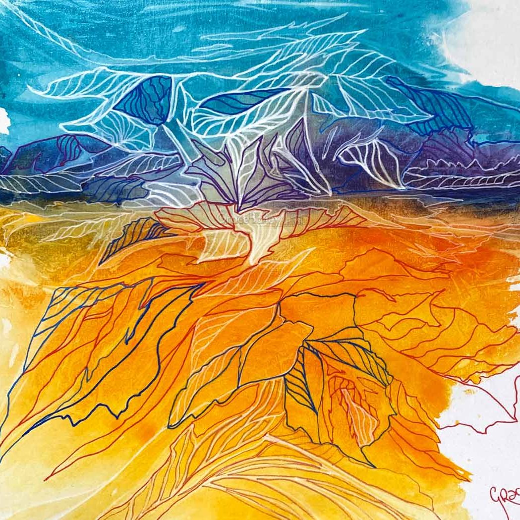 Prophetic art Layers Of Healing. Abstract Paintings