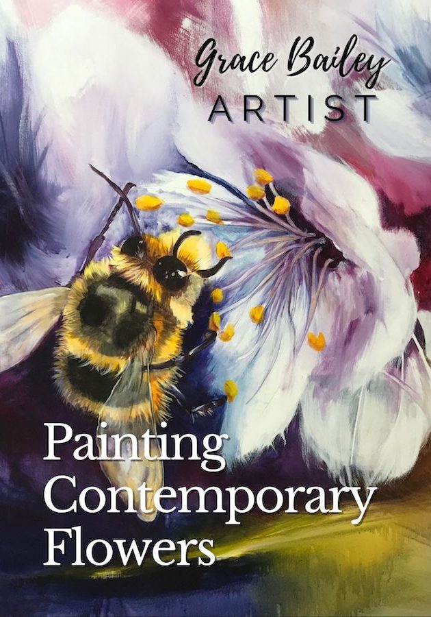 painting contemporary flowers