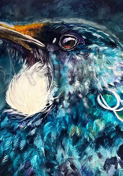 Tui, New Zealand bird, Prophetic art