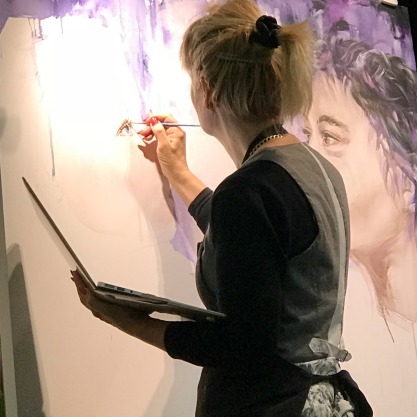 live painting, christchurch tauranga