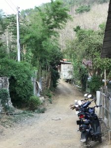 village road luang prabang