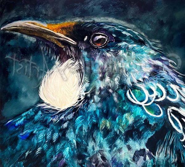 Tui, New Zealand bird, Prophetic art