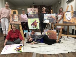 new zealand workshop, group of people with their arts